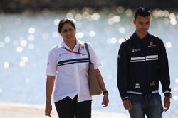 Monisha Kaltenborn, Team Principal and CEO, Sauber, Pascal Wehrlein, Sauber