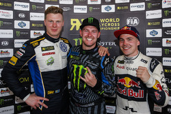 Yarış galibi Andreas Bakkerud, Hoonigan Racing Division, 2. Johan Kristoffersson, Volkswagen Team Sw