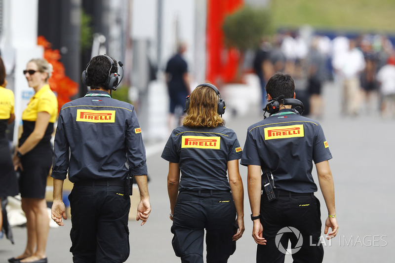 Pirelli engineers