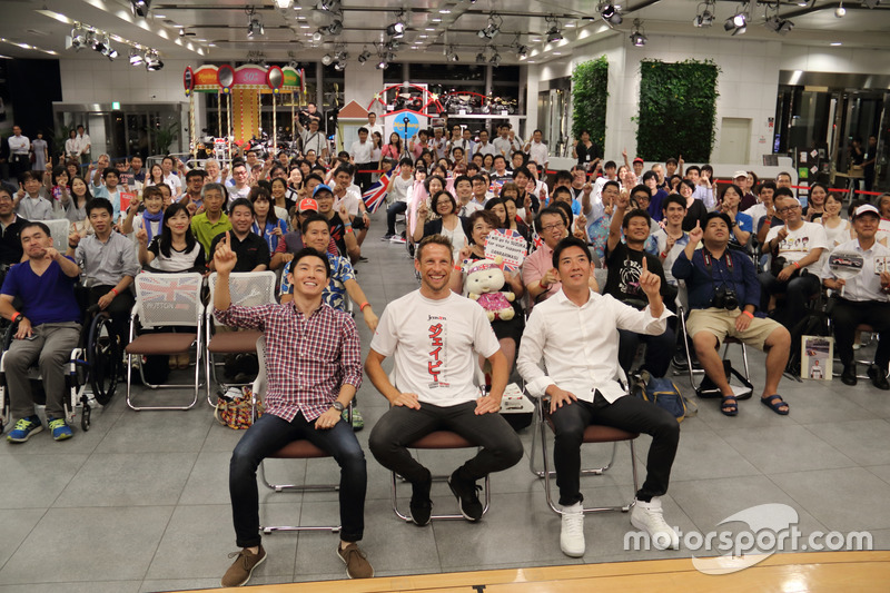 Jenson Button, Hideki Mutoh, Daisuke Nakajima, , Team Mugen
