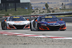 #93 RealTime Racing Acura NSX GT3: Peter Kox, Mark Wilkins, #43 RealTime Racing Acura NSX GT3: Ryan Eversley, Tom Dyer