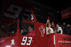 Marc Marquez, Repsol Honda Team celebrates his World Champion title at Cervera in Spain