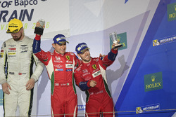 LMGTE Pro Podium: third place #71 AF Corse Ferrari 488 GTE: Davide Rigon, Sam Bird