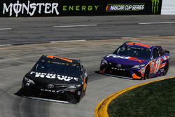 Martin Truex Jr., Furniture Row Racing Toyota, Denny Hamlin, Joe Gibbs Racing Toyota