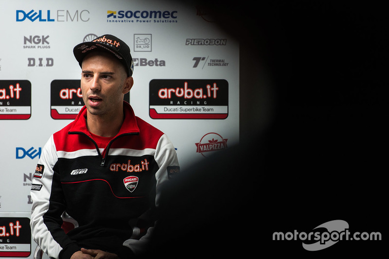 Marco Melandri, Ducati Team, conferenza stampa