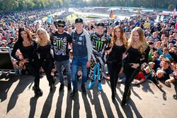 Ken Block, Andreas Bakkerud, Hoonigan Racing Division Ford, Johan Kristoffersson, Volkswagen Team Sw