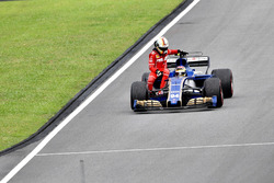 Sebastian Vettel, Ferrari accetta un passaggio da Pascal Wehrlein, Sauber C36