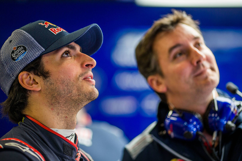 Carlos Sainz Jr., Scuderia Toro Rosso, James Key, Scuderia Toro Rosso Technical Director