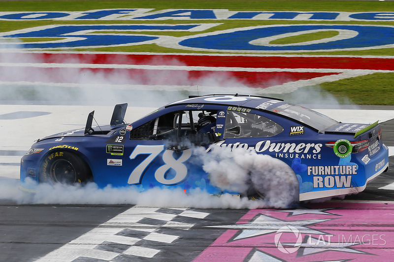 Race winner Martin Truex Jr., Furniture Row Racing Toyota