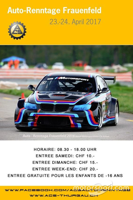 Auto-Renntage Frauenfeld, theaterplakat 2017