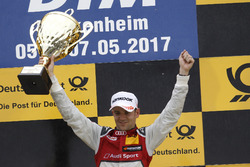 Podium: Race winner Jamie Green, Audi Sport Team Rosberg, Audi RS 5 DTM