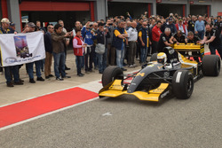 Gian Carlo Minardi sulla M192-Lamborghini