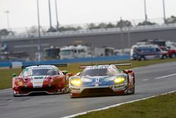 #68 Ford Performance Chip Ganassi Racing Ford GT: Billy Johnson, Stefan Mücke, Olivier Pla; #63 Scuderia Corsa Ferrari 488 GT3: Christina Nielsen, Alessandro Balzan, Sam Bird, Matteo Cressoni