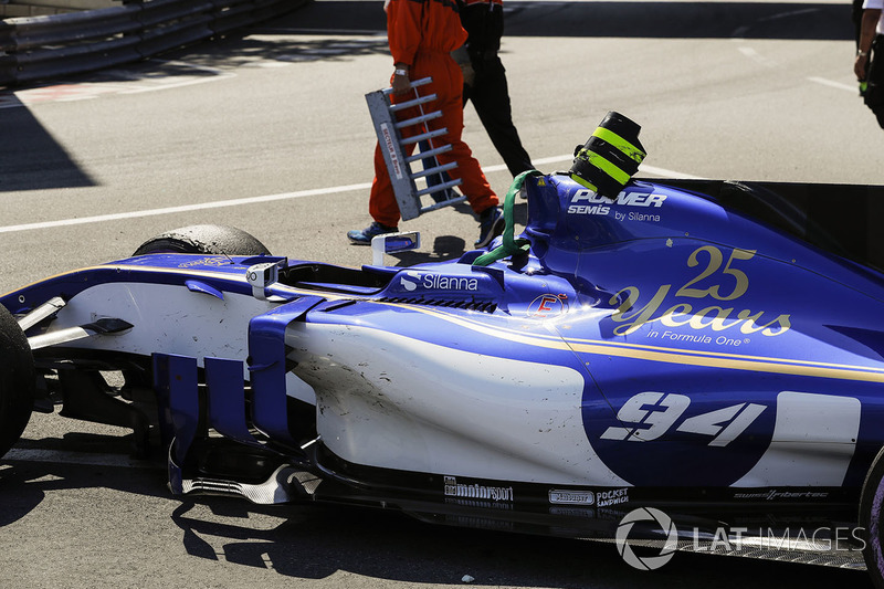 Monaco 2017 : accident de Pascal Wehrlein