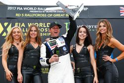 Le vainqueur Petter Solberg, PSRX Volkswagen Sweden VW Polo GTi