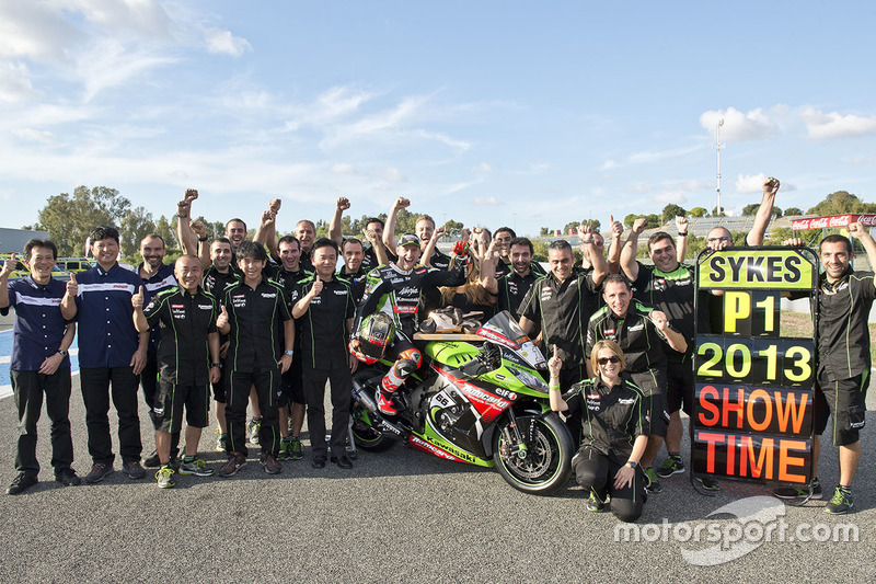 Tom Sykes, Kawasaki Racing, yarış galibi Jerez, 2013