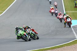 Leon Haslam, Puccetti Racing, Tom Sykes, Kawasaki Racing