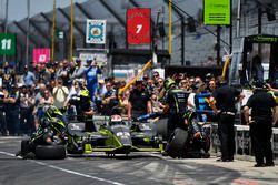 Charlie Kimball, Chip Ganassi Racing Honda, pit stop competition