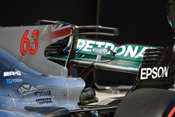 Mercedes-Benz F1 W08 engine cover wing