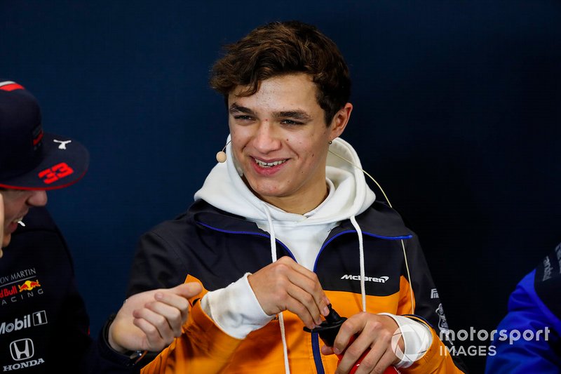 Conferenza stampa, Lando Norris, McLaren 