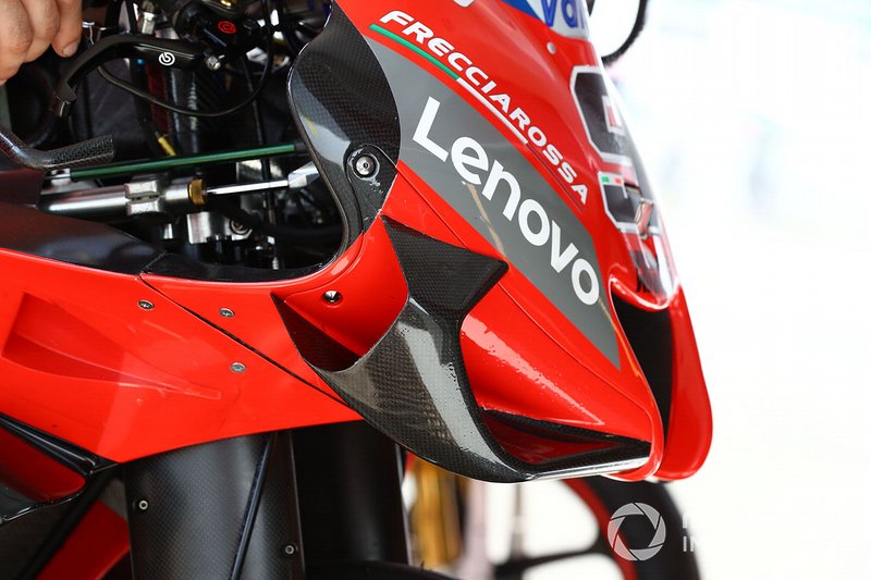 Danilo Petrucci, Ducati Team, dettaglio della moto