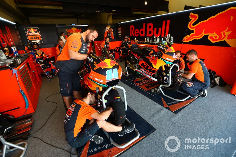 Red Bull KTM garage