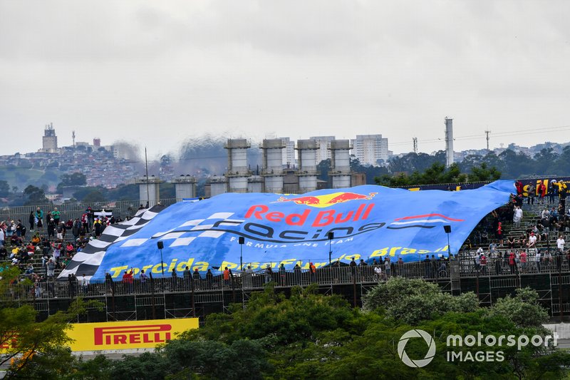 Pubblico a supporto della Red Bull Racing