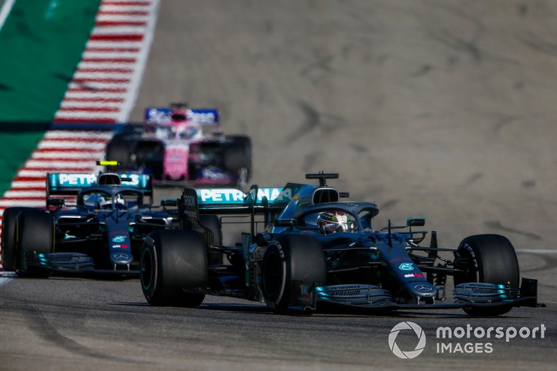 Lewis Hamilton, Mercedes AMG F1 W10, Valtteri Bottas, Mercedes AMG W10