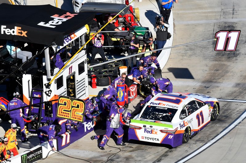 Denny Hamlin, Joe Gibbs Racing, Toyota Camry FedEx Freight