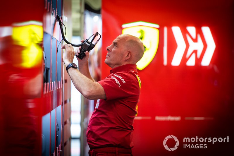 Jock Clear, Race Engineer, Ferrari.