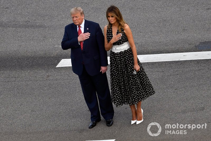 Donald J Trump, el Presidente de Estados Unidos y Grand Marshall para la Daytona 500