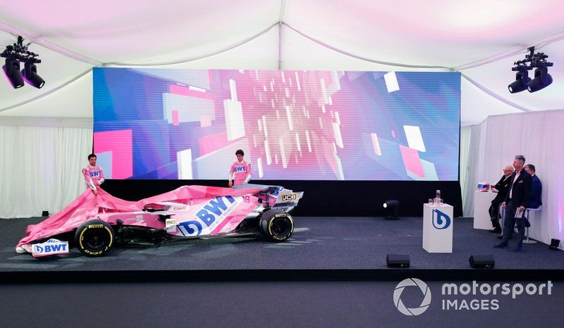 Sergio Pérez, Racing Point y Lance Stroll, Racing Point