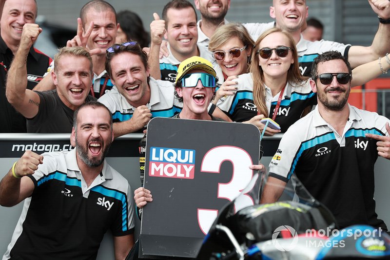 Il terzo classificato Celestino Vietti, Sky Racing Team VR46