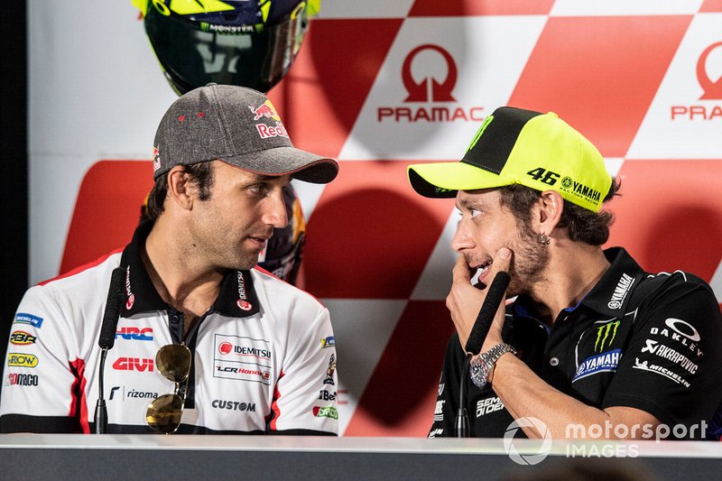 Valentino Rossi, Yamaha Factory Racing, Johann Zarco, Team LCR Honda