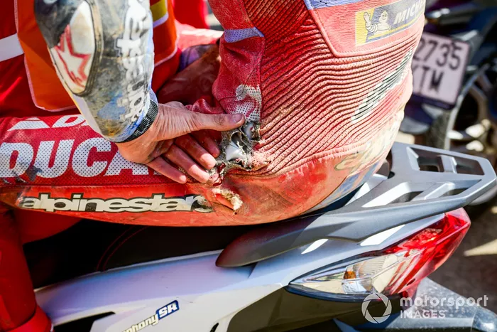 Francesco Bagnaia, chute de l'équipe Ducati