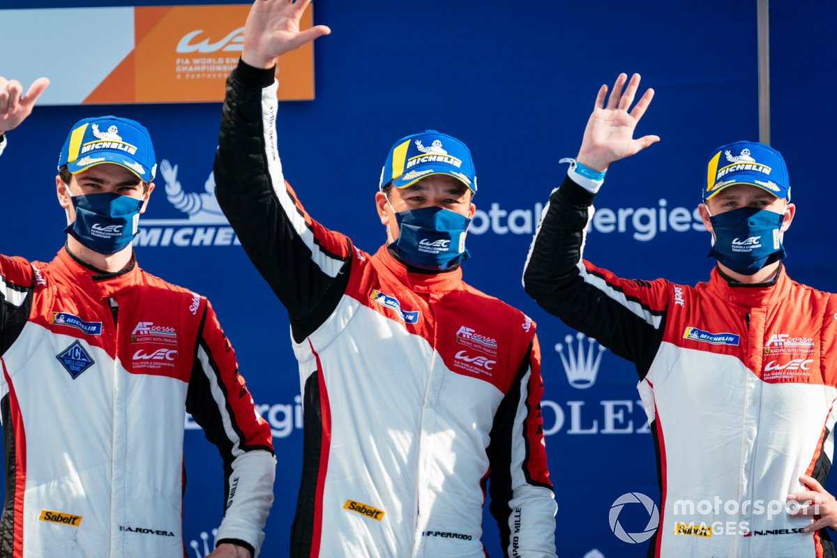 #83 AF Corse Ferrari 488 GTE EVO: Francois Perrodo, Nicklas Nielsen, Alessio Rovera