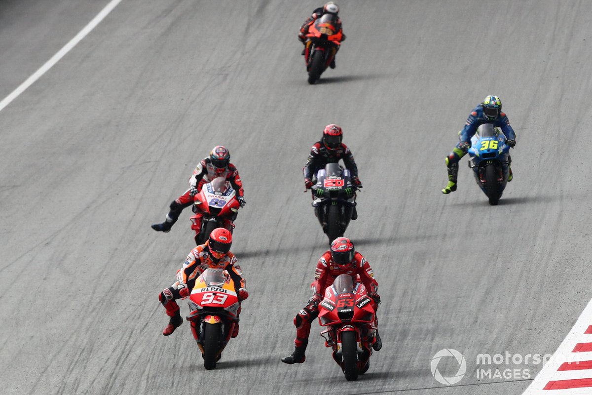 Francesco Bagnaia, Ducati Team Marc Marquez, Repsol Honda Team