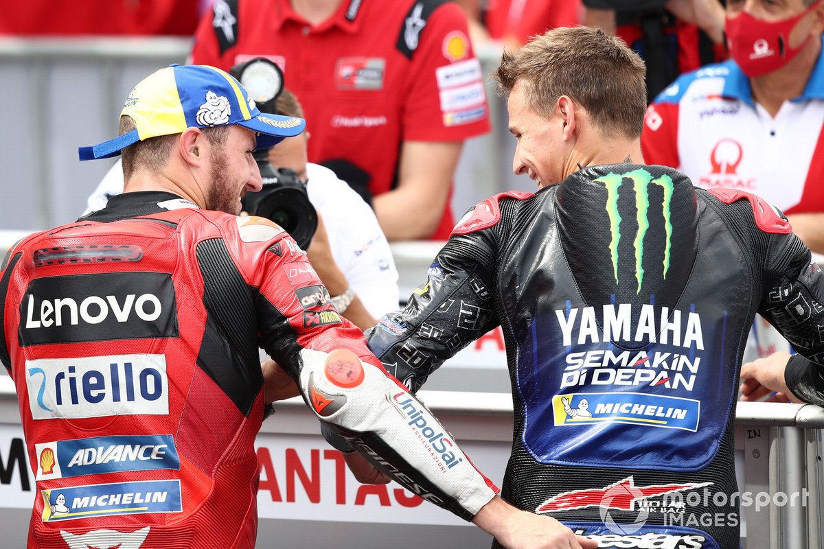 Jack Miller, Ducati Team Fabio Quartararo, Yamaha Factory Racing