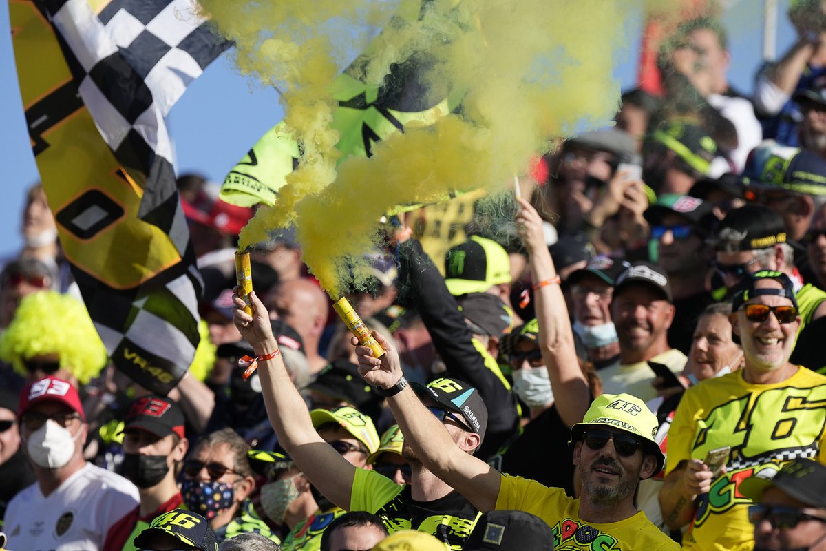 Fans of Valentino Rossi, Petronas Yamaha SRT
