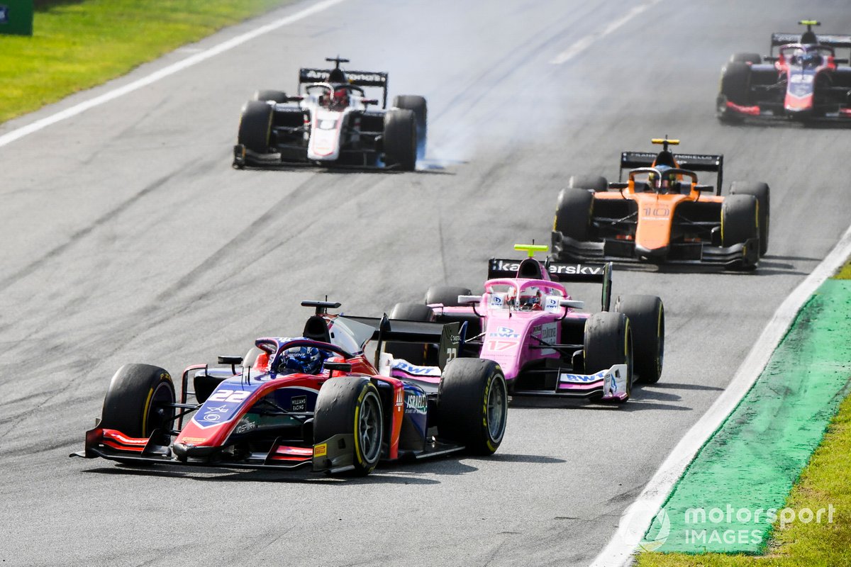 Roy Nissany, Trident, Giuliano Alesi, BWT HWA Racelab y Guilherme Samaia, Campos Racing