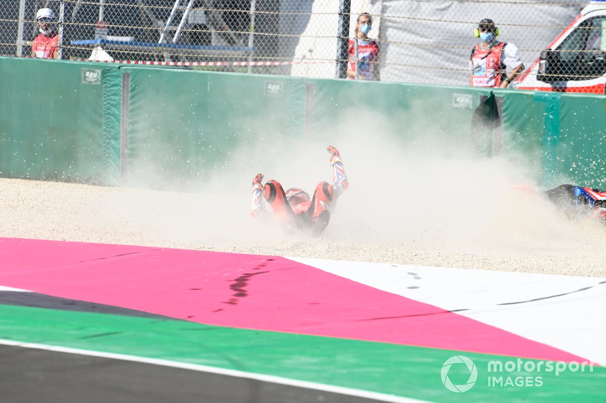 Jack Miller, Pramac Racing crash