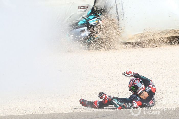 Caída de Fabio Quartararo, Petronas Yamaha SRT