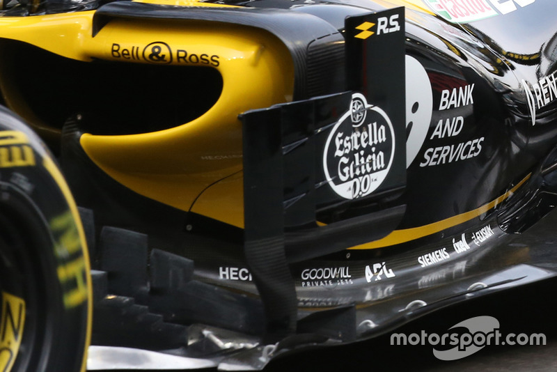 Detalles técnicos del Renault R.S. 18 de Nico Hulkenberg