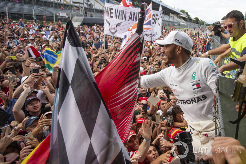 Lewis Hamilton győzelme az Olasz Nagydíjon
