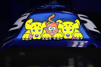 Logo am Bike von Valentino Rossi, Yamaha Factory Racing