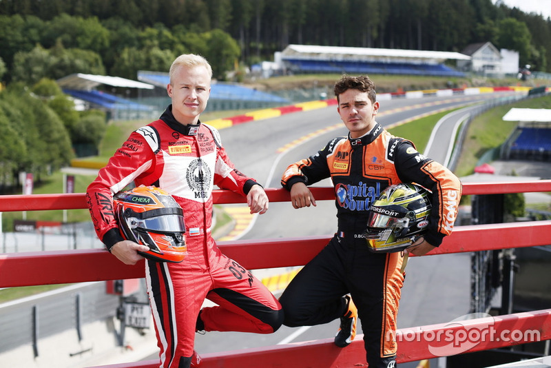 Les vainqueurs du Hungaroring, Nikita Mazepin et Dorian Boccolacci