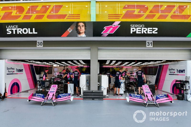 Garage of Racing Point