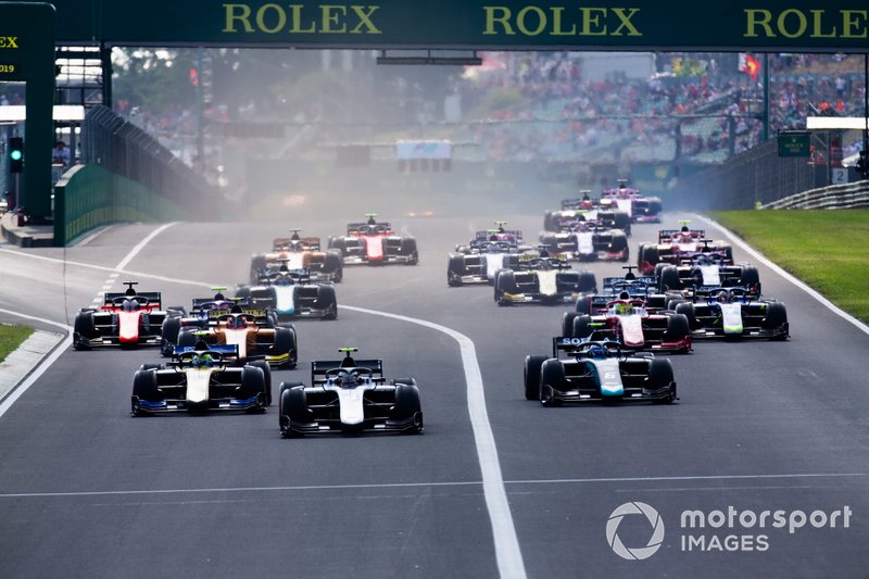 Partenza di gara 1 all'Hungaroring