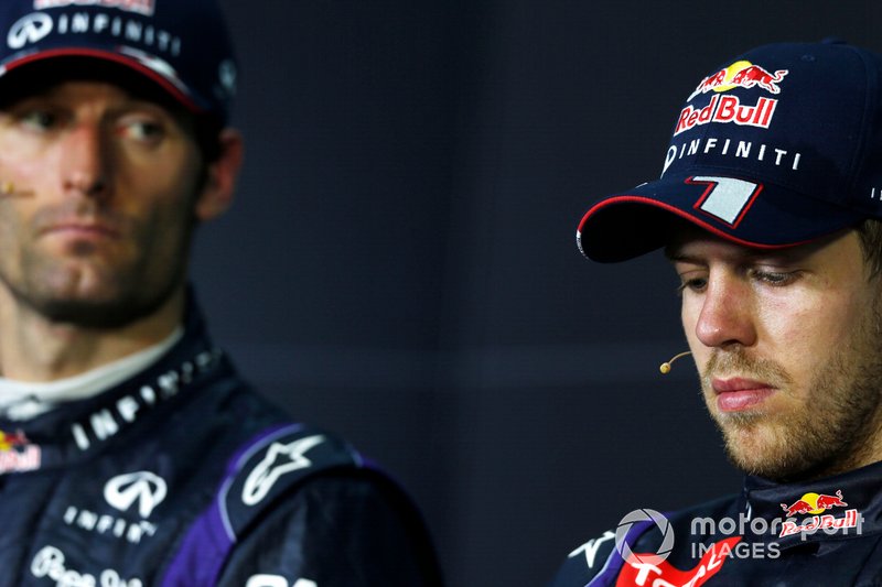 Mark Webber, Red Bull Racing y Sebastian Vettel, Red Bull Racing