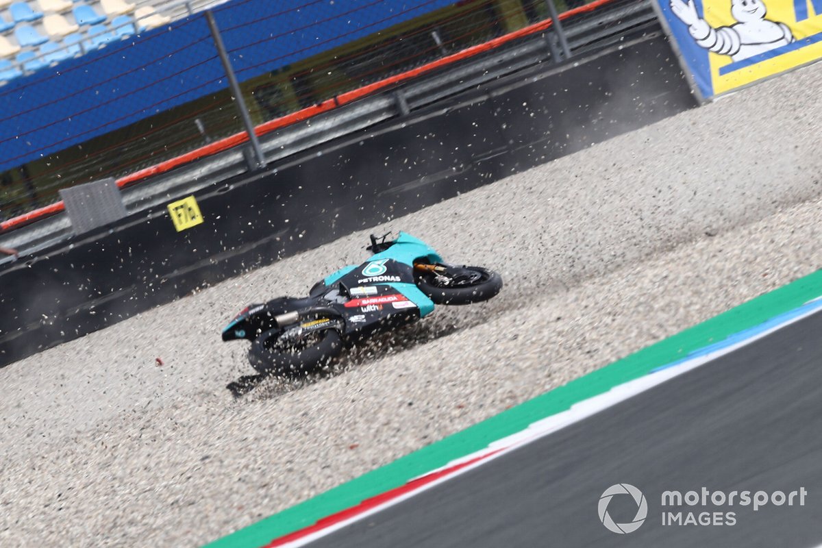 Caída de Xavi Vierge, Petronas Sprinta Racing